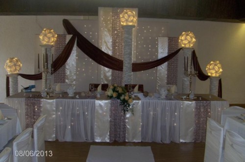 Hochzeit in Braun-Beige