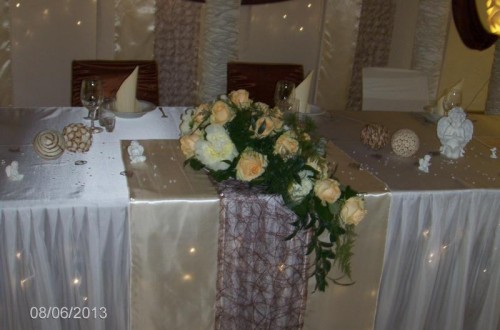 Hochzeit in Braun-Beige