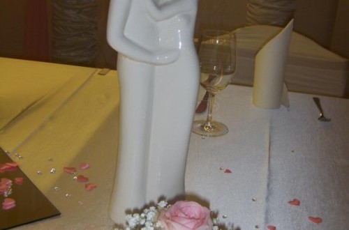 Hochzeit in Rose-Blau